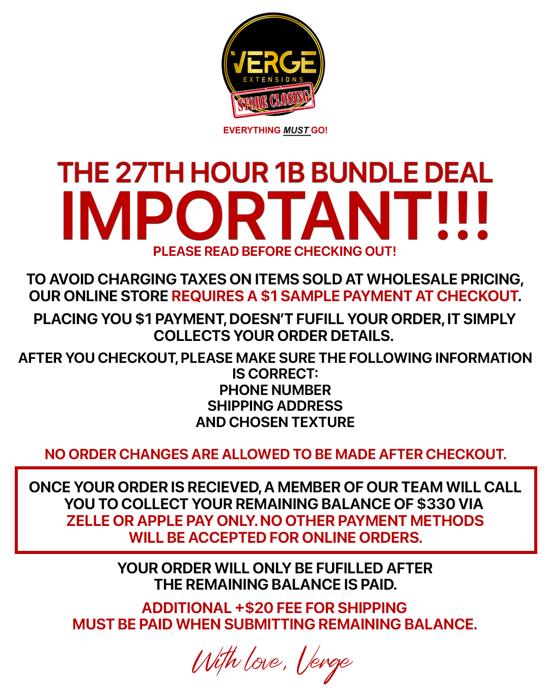 The 27th Hour 1B Bundle Deal