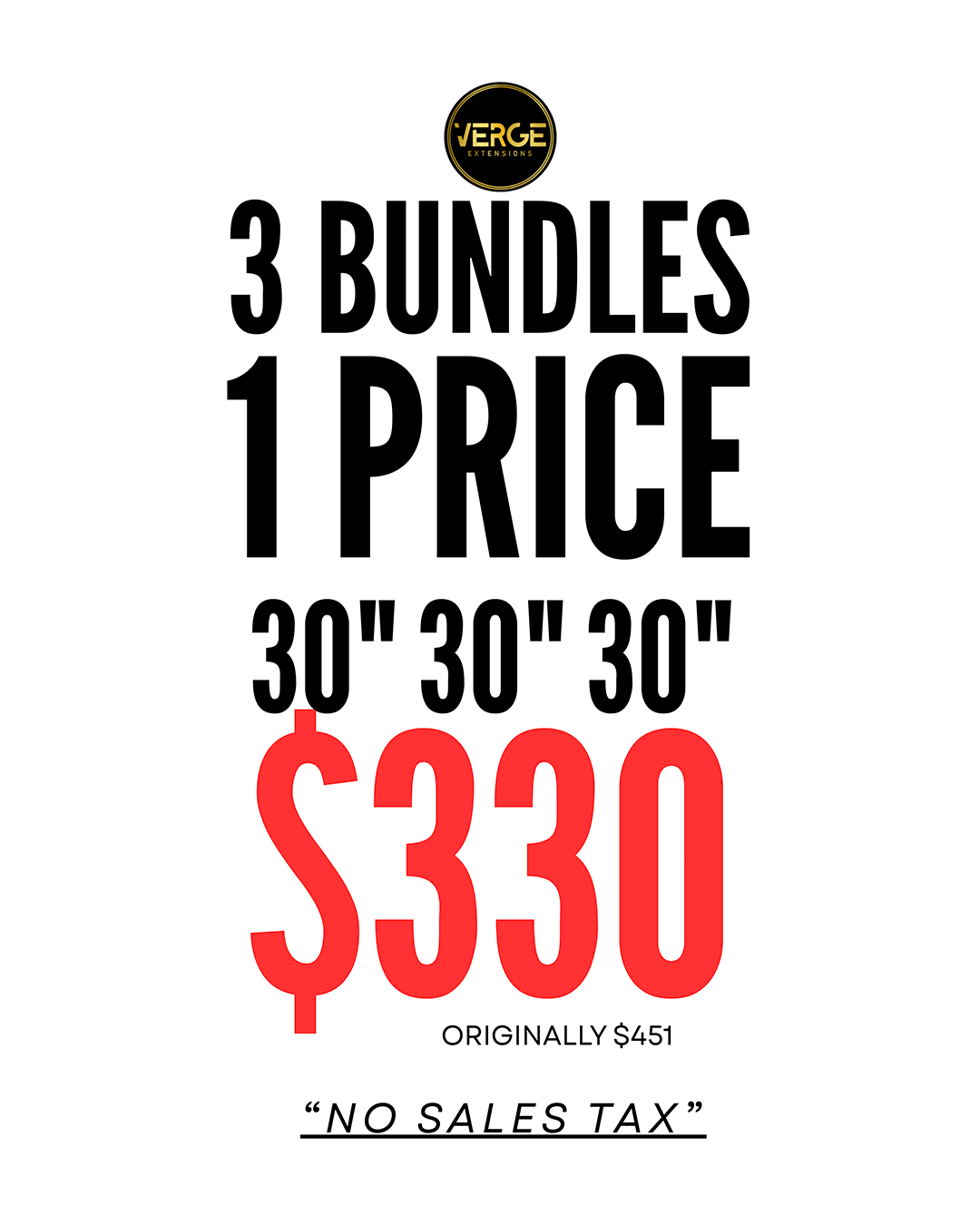 30'30'30 1B Bundle Deal
