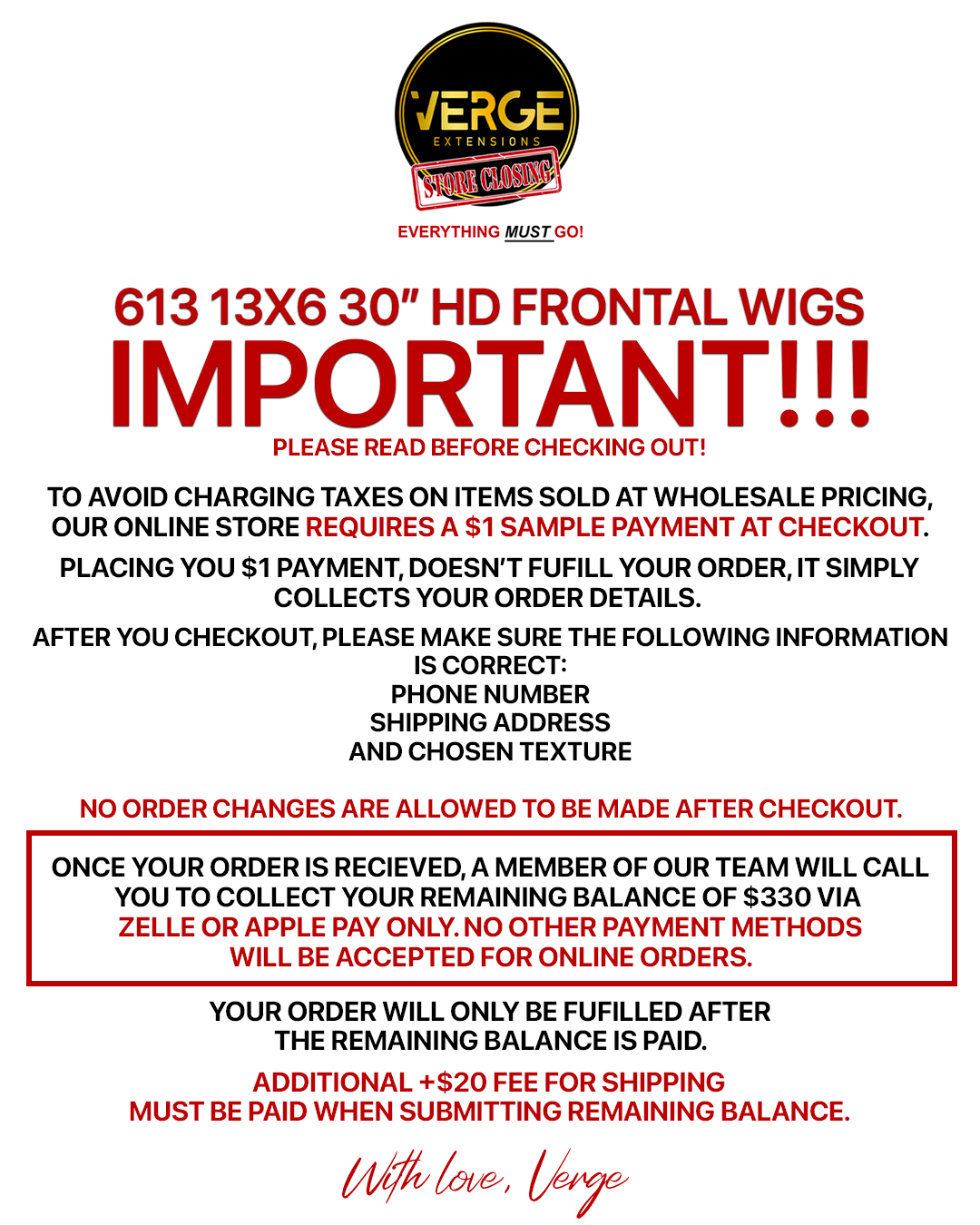 613 13x6 30" HD Frontal Wigs