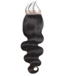 4x4 Transparent Bodywave Closure